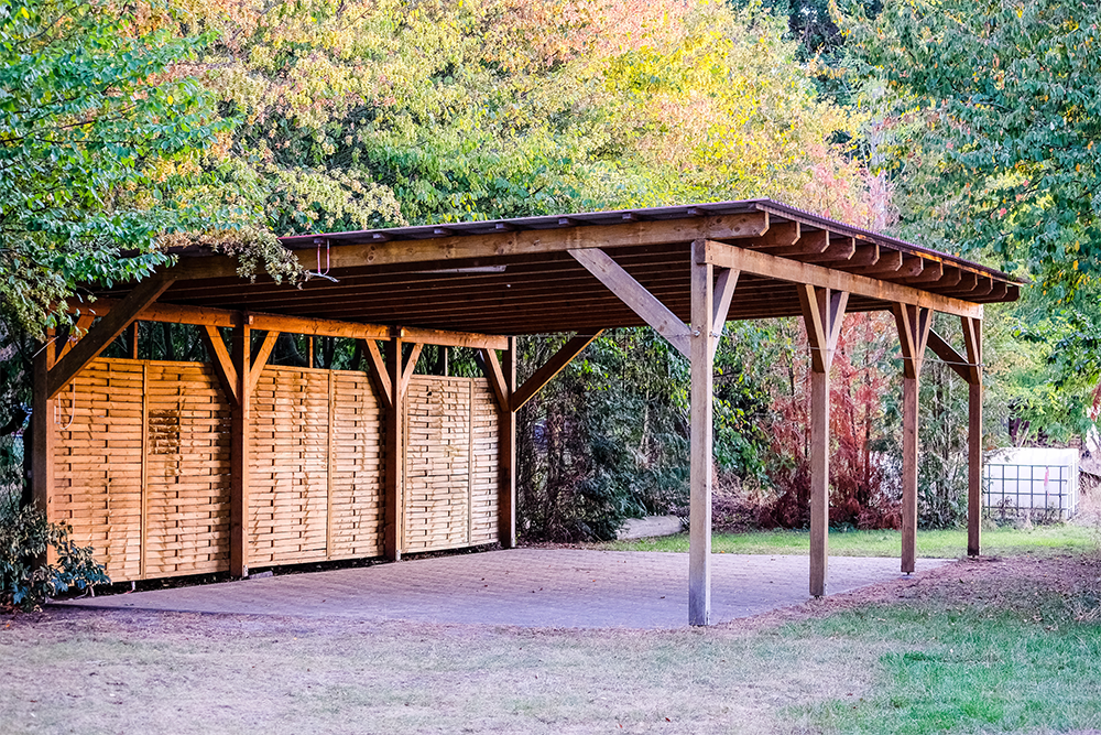 Carport autoporte bois permis de construire