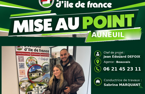 Leur future maison à Auneuil prend forme