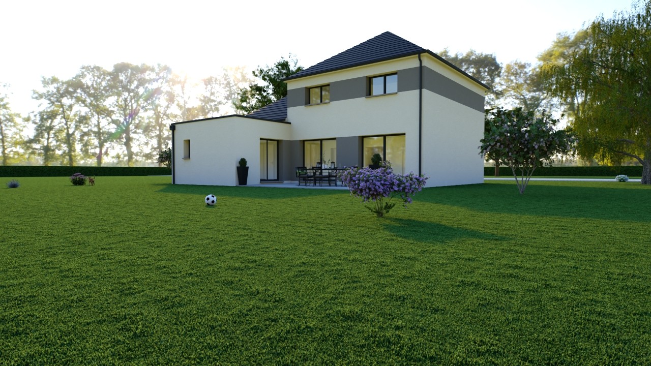 Construire sur mesure maison toiture 4 pans