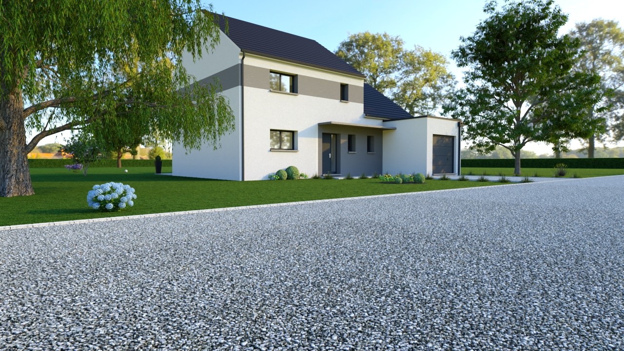 Construire sur mesure maison toiture 2 pans amiens