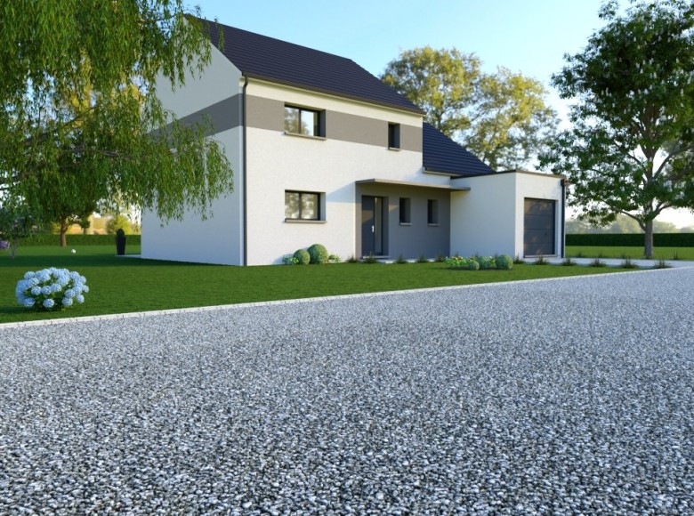 Construire sur mesure maison toiture 2 pans amiens