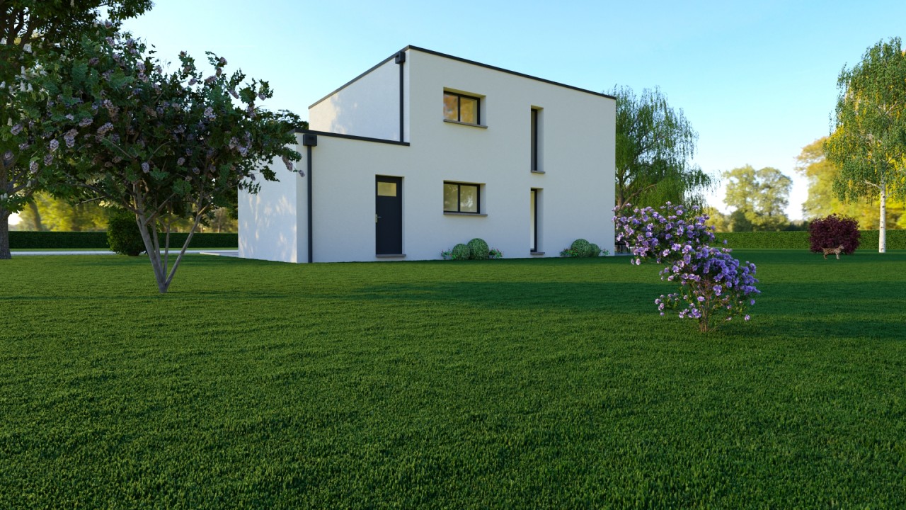 Maison baie vitrée constructeur 